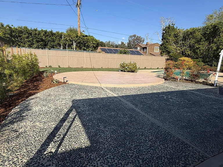 Backyard view
