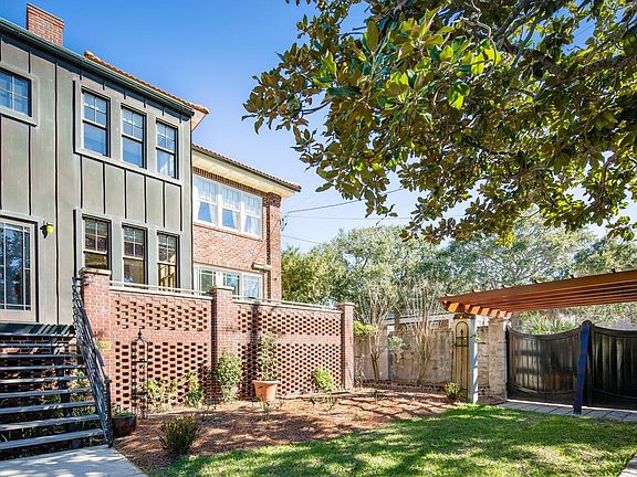 rear garden and gate