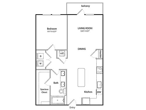 Floor plan A1A-AH 60