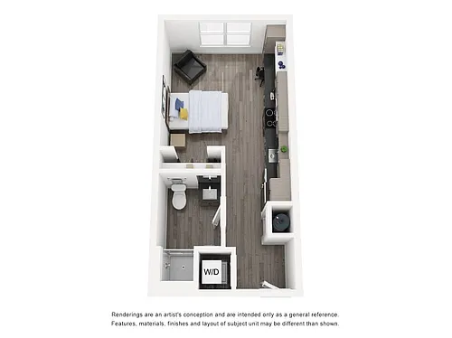 Floor plan Studio - S2