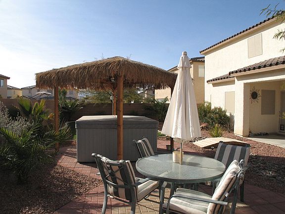 Palapa Hut over spa