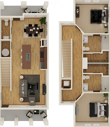2x2.5 Townhome 2x2.5 Townhome