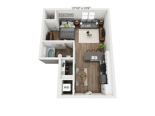 Floor plan Studio