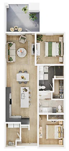 Floor plan B01