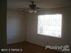 Living room with large window