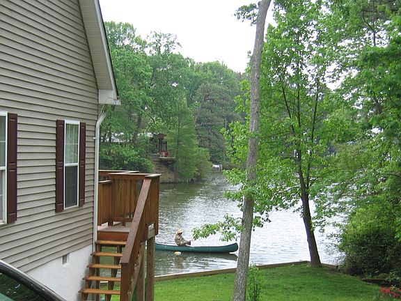 Canoe from yard