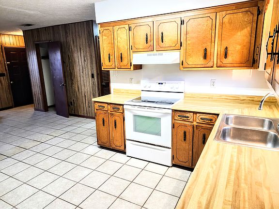 Glass top stove in the kitchen