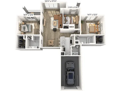 Floor plan C2