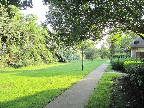 Serene views of the area directly in front of the unit.