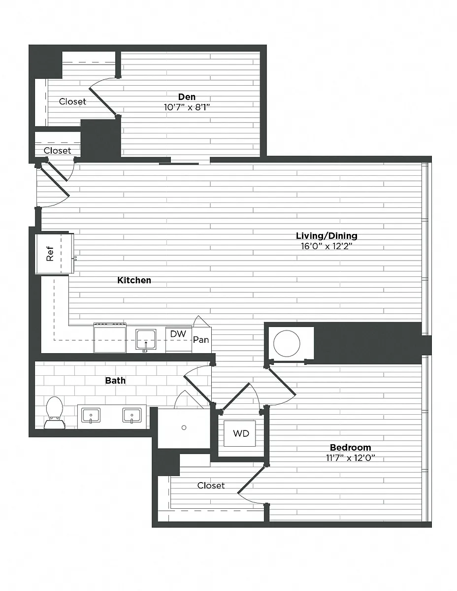 Floor plan 1M