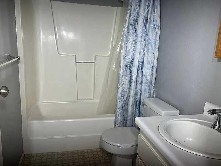 Hall full bathroom