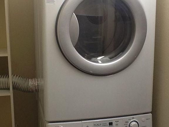 washer and dryer in unit