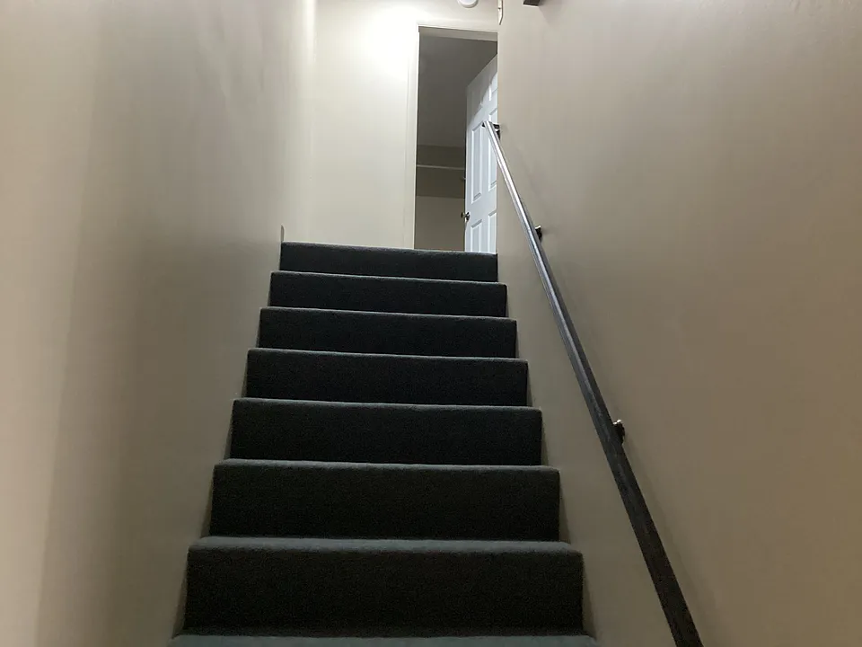 Looking up from down stairs