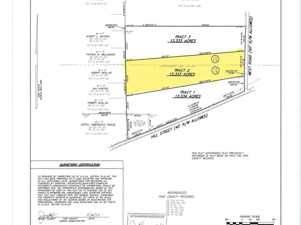 0 West Rd Tract 2, Concord, GA 30206