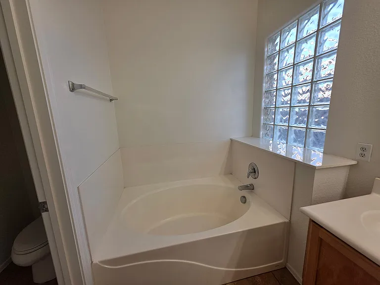 Master bedroom bathtub