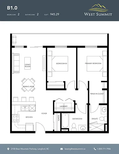 Floor plan Denman Island
