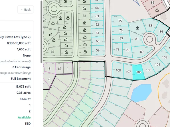 LOT 106 Highland Pl, Pleasant Prairie, WI 53158