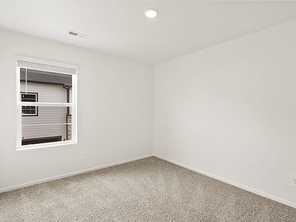 The Loveland floorplan image taken at a Meritage Homes community in Aurora, CO.