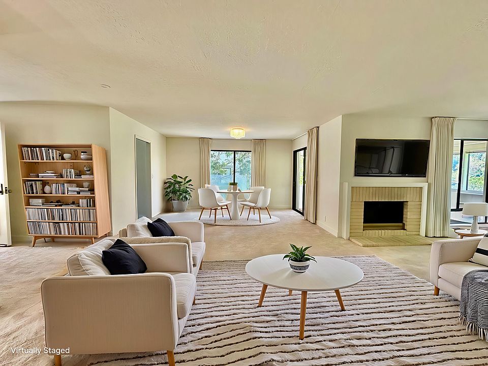 Virtually Staged - Living room + dining room comb