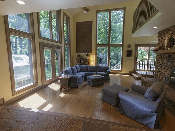 Living room from dining area