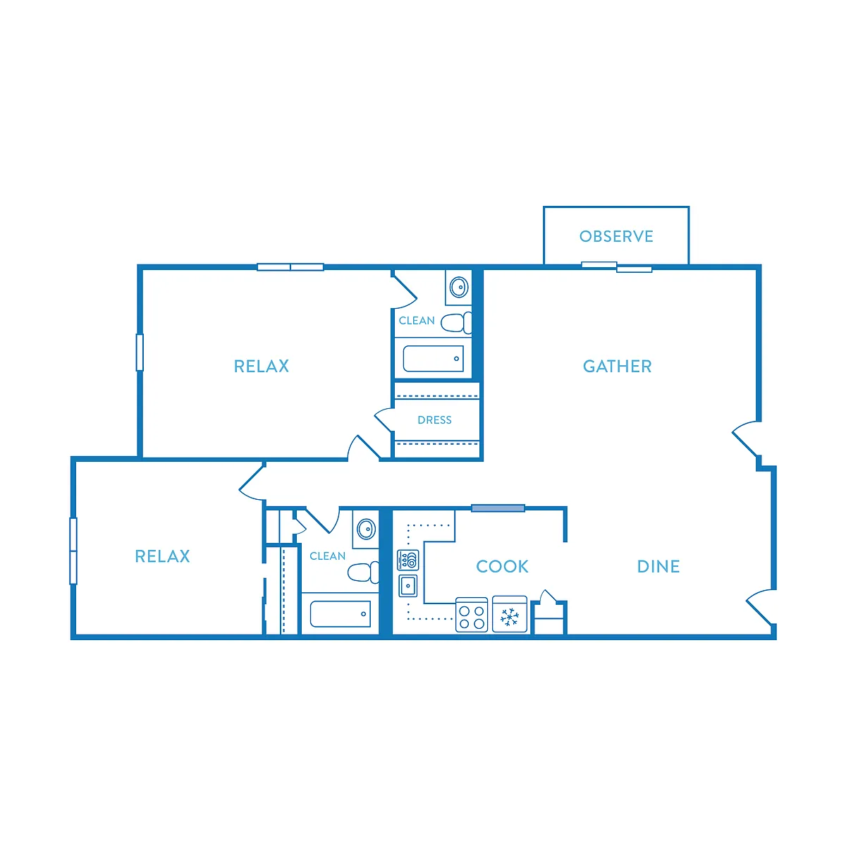 Floor plan Cambridge