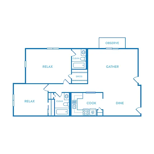 Floor plan Cambridge