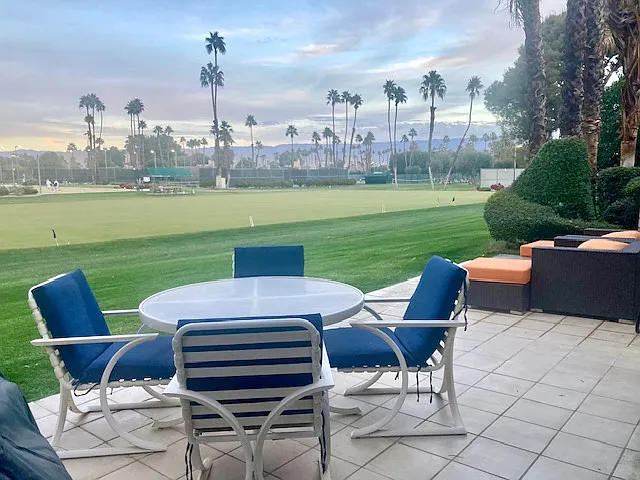 Back patio.