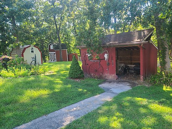 Sheds in Back Yard