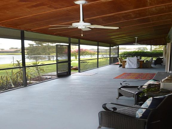 Large screened porch