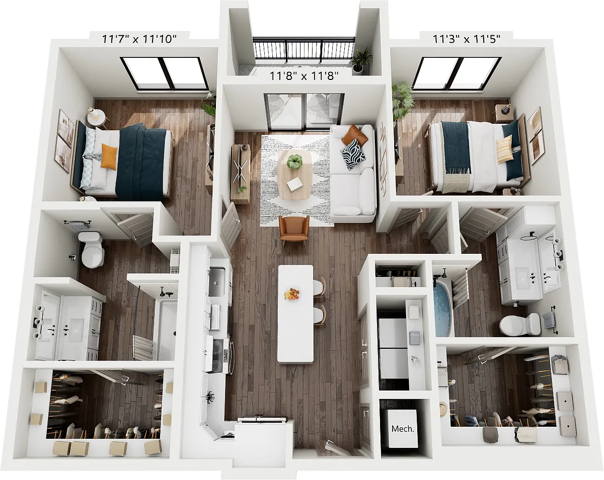 Floor plan B17