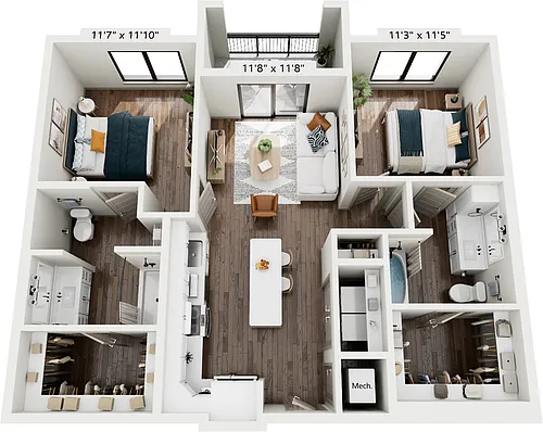 Floor plan B17