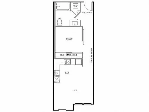 Floor plan Avalon MFTE