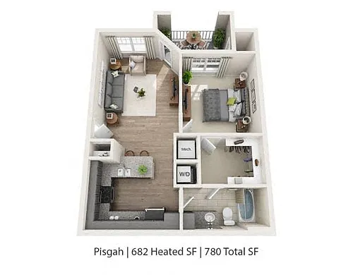 Floor plan Pisgah