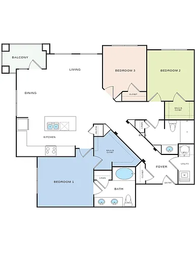 Floor plan C1