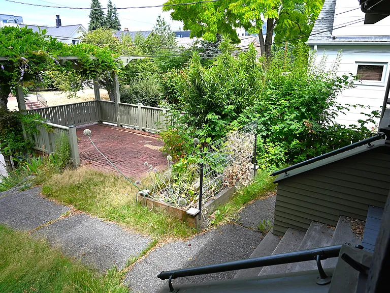 Front steps and Patio
