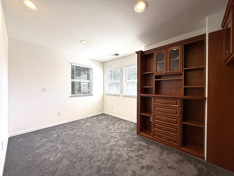 Loft with Built-In Shelving