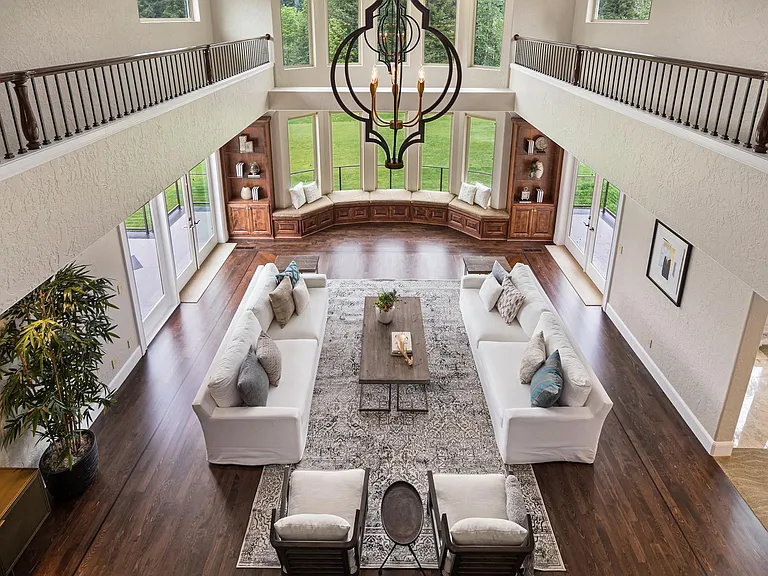 Living room from above