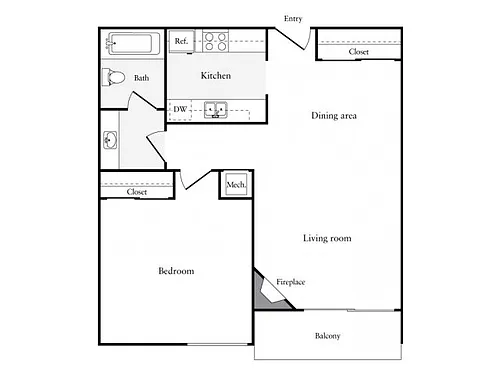 Floor plan 665