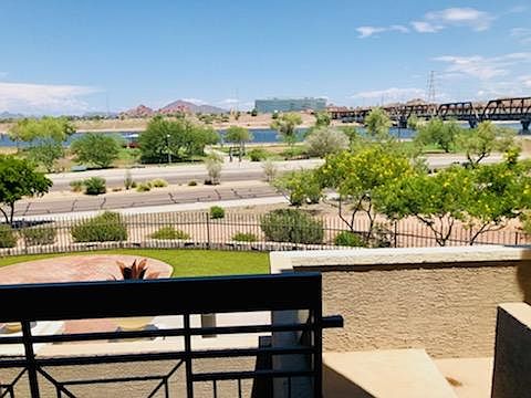 Incredible view of Tempe Town Lake on your own large private patio!