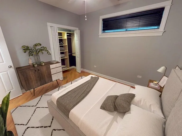 Bedroom 3. This image shows a virtually furnished space. Bedrooms come unfurnished.