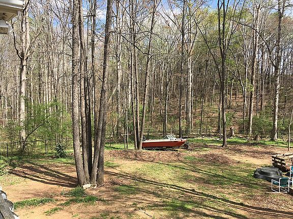 Large, fenced backyard