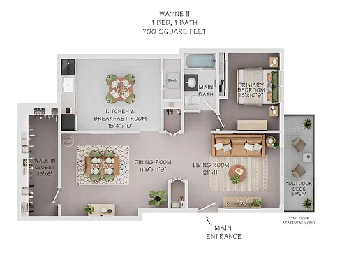 Floor plan Wayne II