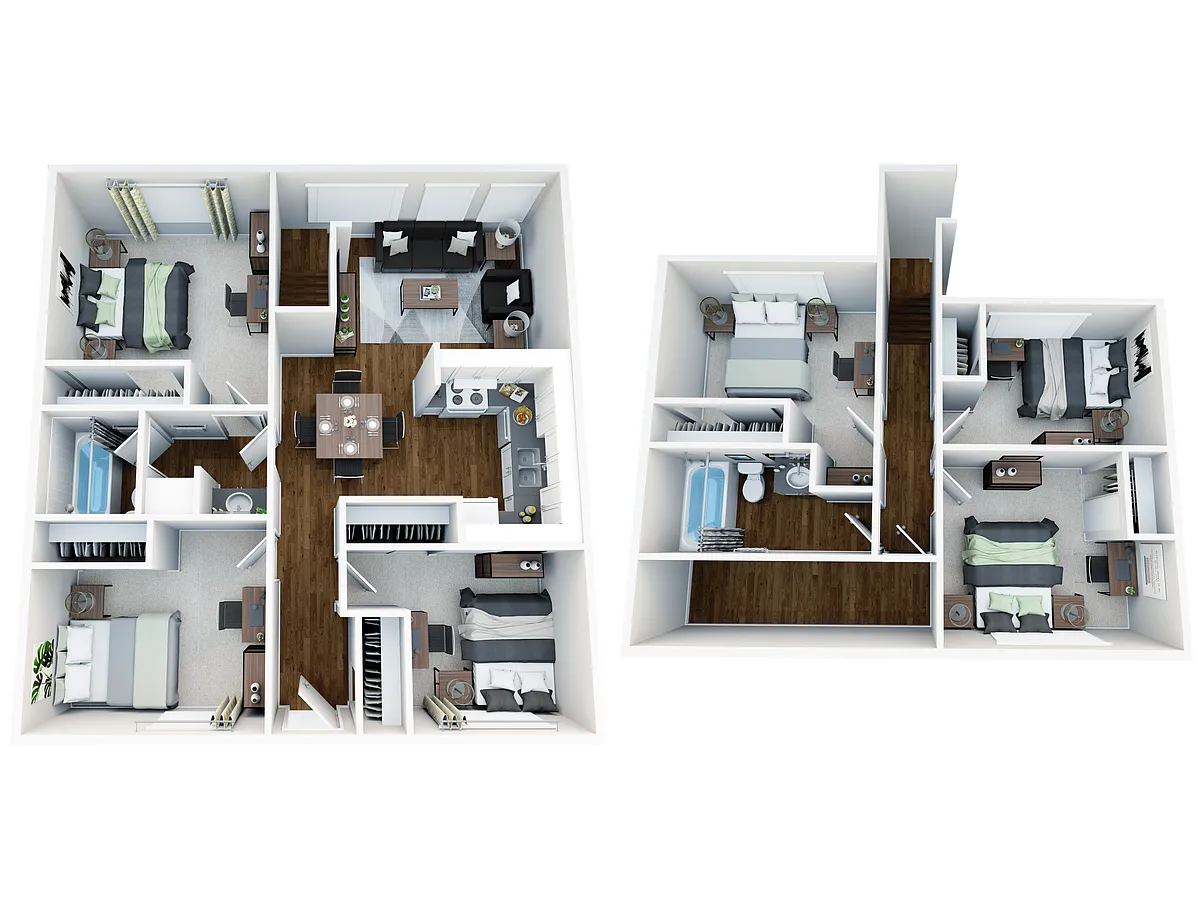 Floor plan 6x2.5 TH R