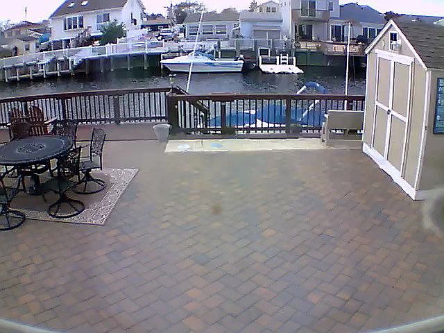Patio looking at lagon