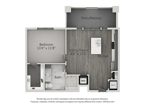 Floor plan Caymus