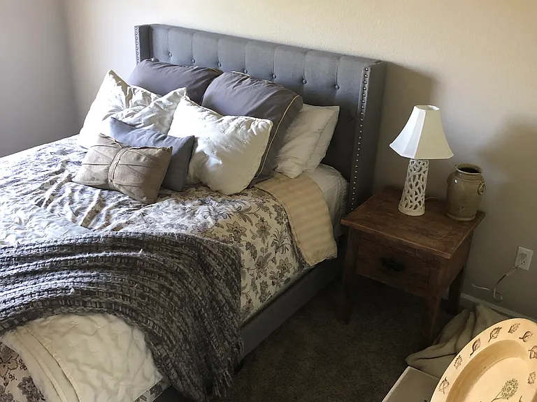 Second Floor bedroom with loft and it's own private bathroom.