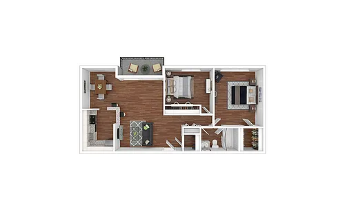 Floor plan Hillwood - Renovated