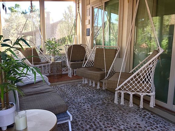 Screened off Sunroom