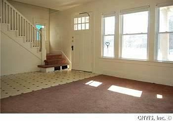 Not shown are new wood laminate flooring in living room and 