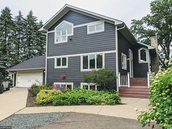 Front of house and gorgeous landscaping